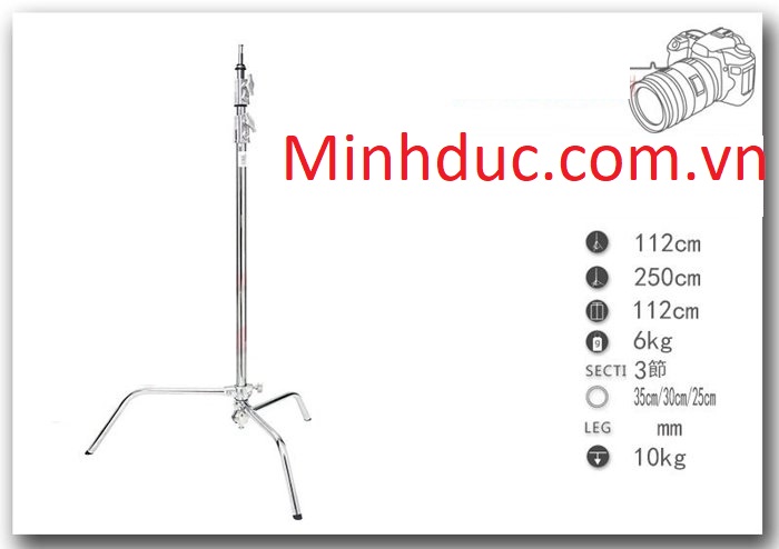 Chân đèn CS-30M KUPO Cstand Sliding Legs